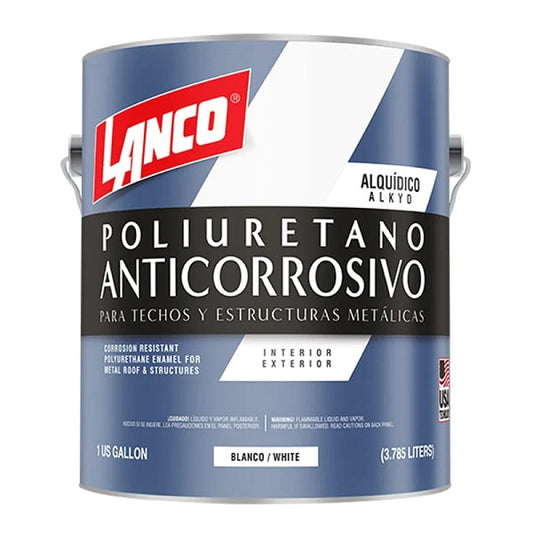 Anticorrosivo de Poliuretano Blanco Lanco 1 Galón