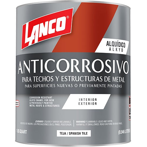 Anticorrosivo Teja 1/4 Lanco