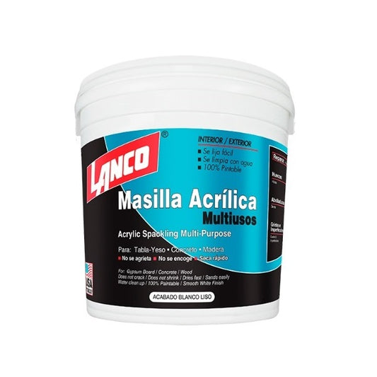 Masilla Blanca 8 Oz Lanco