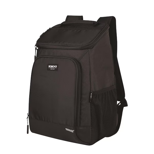 Hielera Mochila Negra Igloo MaxCold 24Latas