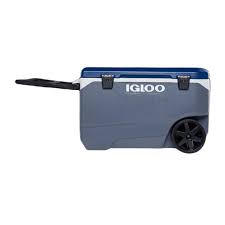 Hielera MaxCold Igloo Gris con Ruedas 90Qt