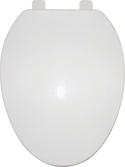 Asiento de Inodoro Blanco de Plástico